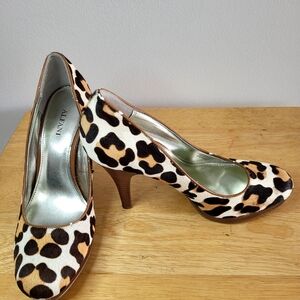 ALfani Women's Leopard Print Heels